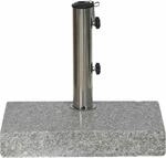 Siena Garden Balkon Granitst&auml;nder 25 kg 45 cm x 28 cm x 7,5 cm Grau