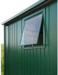 Biohort Fenster f&uuml;r Ger&auml;tehaus Europa Quarzgrau-Metallic