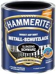 Hammerite Metall-Schutzlack Schwarz gl&auml;nzend 250 ml