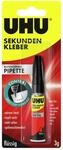 Uhu Sekundenkleber Blitzschnell Pipette 3 g