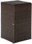 Merxx M&uuml;lltonnenabdeckung 76 x 76 x 123 cm Braun