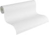 Bricoflor Uni Papierprägetapete Weiß Einfarbige Papier Strukturtapete Schlicht mit