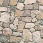 Bricoflor 3D Steintapete in Mauer Optik Naturstein Tapete in Beige und Grau