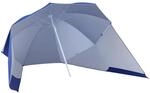 Outsunny Sonnenschirm Metall Polyester mit Silberbeschichtung 210L x 210B x 222H cm