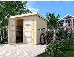 Weka Holz-Gartenhaus Pesaro Flachdach Unbehandelt 299 cm x 293 cm