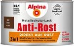 Alpina Metallschutz-Lack Anti-Rost Braun matt 300 ml
