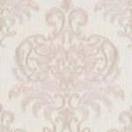 Bricoflor Ornament Tapete Silber Beige Barock Vliestapete Elegant Ideal f&uuml;r