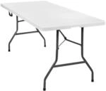 Tectake Campingtisch Klappbar Kunststoff 183 x 76 x 74 cm Wei&szlig;