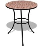 vidaXL 3-tlg Bistro-Set Keramik Terrakotta
