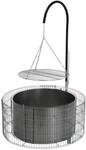 bellissa Gabionen Grill- und Feuerstelle 92 cm x 40 cm x 142 cm