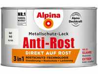 Alpina Metallschutz-Lack Anti-Rost Weiß matt 300 ml