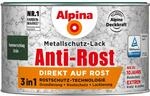 Alpina Metallschutz-Lack Anti-Rost Gr&uuml;n Hammerschlag 300 ml