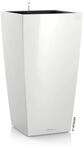 Lechuza&reg; Pflanzgef&auml;&szlig; Cubico Premium 40 Wei&szlig; hochglanz 40 cm x 40 cm