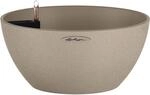 Lechuza&reg; Pflanzgef&auml;&szlig; Cubeto Stone 40 Sandbeige &Oslash; 40 cm