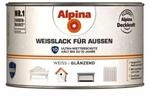 Alpina Wei&szlig;lack f&uuml;r Au&szlig;en gl&auml;nzend 300 ml
