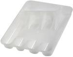 Besteckkasten Pablo 5 F&auml;cher 26,5 cm Wei&szlig;