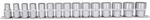 KS TOOLS 1 2 Zoll 12 Kant Stecknuss Satz 15Tlg 10 24 Mm 911 1285