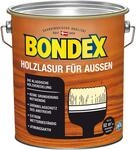 Bondex Holzlasur f&uuml;r Au&szlig;en Teak seidengl&auml;nzend 4,