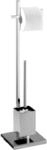 Wenko Stand WC-Garnitur Quadro Chrom