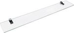 Fackelmann Glasablage 80 cm Chrom