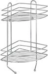 Wenko Exclusiv Eckregal 2 Etagen Chrom 43 cm x 23,5 cm x 30,5 cm