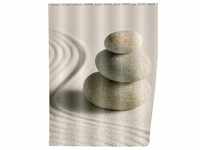 Wenko Duschvorhang Sand & Stone 200 cm x 180 cm