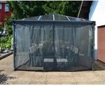 Palram - Canopia Insektenschutznetz f&uuml;r 3 - 4m Pavillons Anthrazit