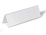 Durable Tischnamensschild 25 St&uuml;ck 105/210x297 mm Transparent mit Wei&szlig;er