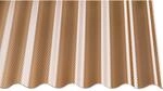 Profilplatte Acryl 76/18 Wabe Bronce 5000 mm x 1045 mm