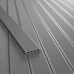 Kovalex WPC Terrassendiele Exklusiv Matt Grau 2,6 cm x 14,5 cm x 300 cm