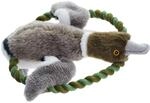 Hunter Hundespielzeug Wildlife Training Duck 26 cm Grau