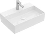 Villeroy & Boch Aufsatzwaschbecken Memento 2.0 &Uuml;berlauf 50x42 cm Wei&szlig; Alpin C+