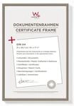 walther design New Lifestyle Kunststoff Bilderrahmen 21x29,7 cm Stahl KV130D