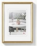 walther design Galeria Kunststoff Bilderrahmen 13x18 cm Gold