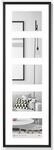 walther design Galeria Kunststoff Galeriebilderrahmen 5x 10x15 cm Schwarz