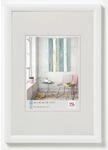 walther design Trendstyle Kunststoff Bilderrahmen 40x50 cm Weiss
