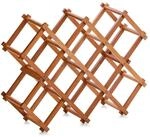Zeller Weinregal Bambus f&uuml;r 10 Flaschen 38 cm x 15 cm x 54 cm Natur