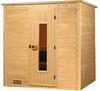 Weka Premium Massivholz-Sauna Bergen 1.8 Sparset 7,5 kW OS digi. Strg Holztür