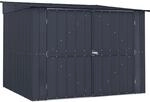 Globel Fahrradbox Family Inkl. 4 Fahrradhaltern Anthrazit B x T: 202 cm x 188 cm