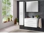 Fackelmann Spiegelschrank B.Perfekt Wei&szlig; 80 cm mit Softclose T&uuml;ren
