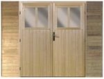 Karibu Frontelement mit Doppelfl&uuml;gelt&uuml;r KDI f&uuml;r Einzelcarports FSC&reg;