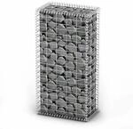 vidaXL Steinkorb Gabione mit Deckeln Verzinkter Draht 100x50x30 cm 141039