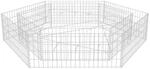vidaXL Sechseckiges Gabionen-Hochbeet 200x173x40 cm 594299