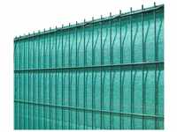 Solid Sichtschutzblende Grün Grobe Struktur aus HDPE 100 cm x 500 cm