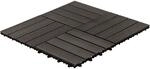 Home Deluxe Klickfliesen WPC Bavaro Anthrazit 30 cm x 30 cm, 9 m&sup2;