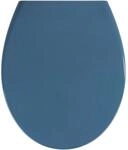 Wenko Premium WC-Sitz Samos Slate Blue Duroplast mit Absenkautomatik Blau