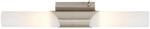 Briloner Wandleuchte Kabili Kippschalter E14 Fassung Glas 43,5 cm Matt-Nickel