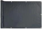 vidaXL Balkon Sichtschutz Oxford-Gewebe 75x400 cm Anthrazit 42324