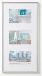 walther design New Lifestyle Galerie Kunststoffbilderrahmen 3x 13x18 cm Silber KV338S