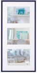 walther design New Lifestyle Galerie Kunststoffbilderrahmen 3x 13x18 cm Blau KV338L